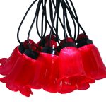 ریسه چراغ آذین لاله 12شعله همراه آویز زربافت - Image 3