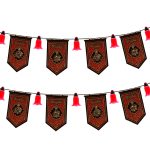 ریسه چراغ آذین لاله 12شعله همراه آویز زربافت - Image 5